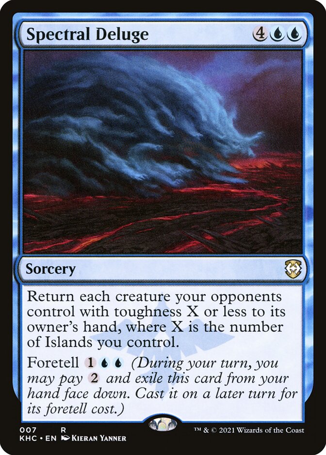 Spectral Deluge, Kaldheim Commander · 007