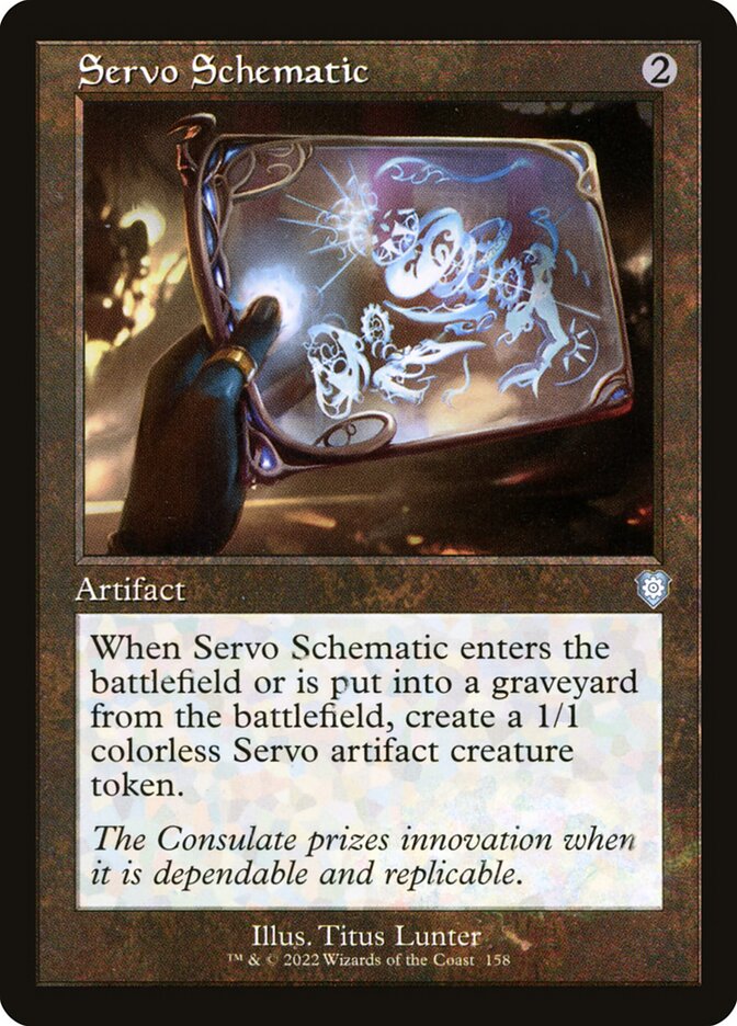 Servo Schematic, The Brothers' War Commander · 158