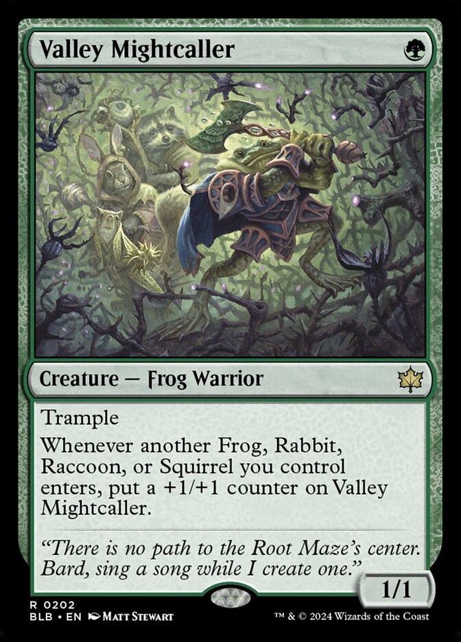Valley Mightcaller, Bloomburrow · 0202