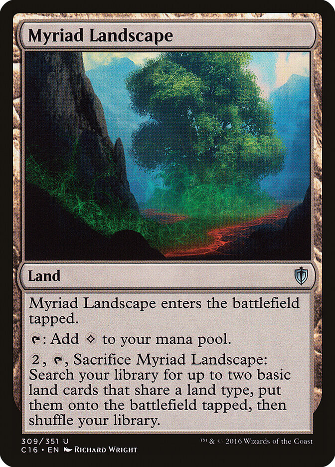 Myriad Landscape, Commander 2016 · 309/351