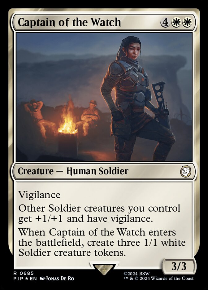 Captain of the Watch, Fallout · 0685