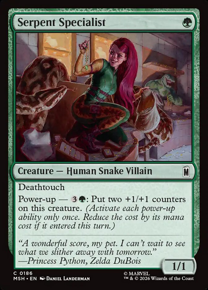 Serpent Specialist, Marvel Super Heroes · 0186