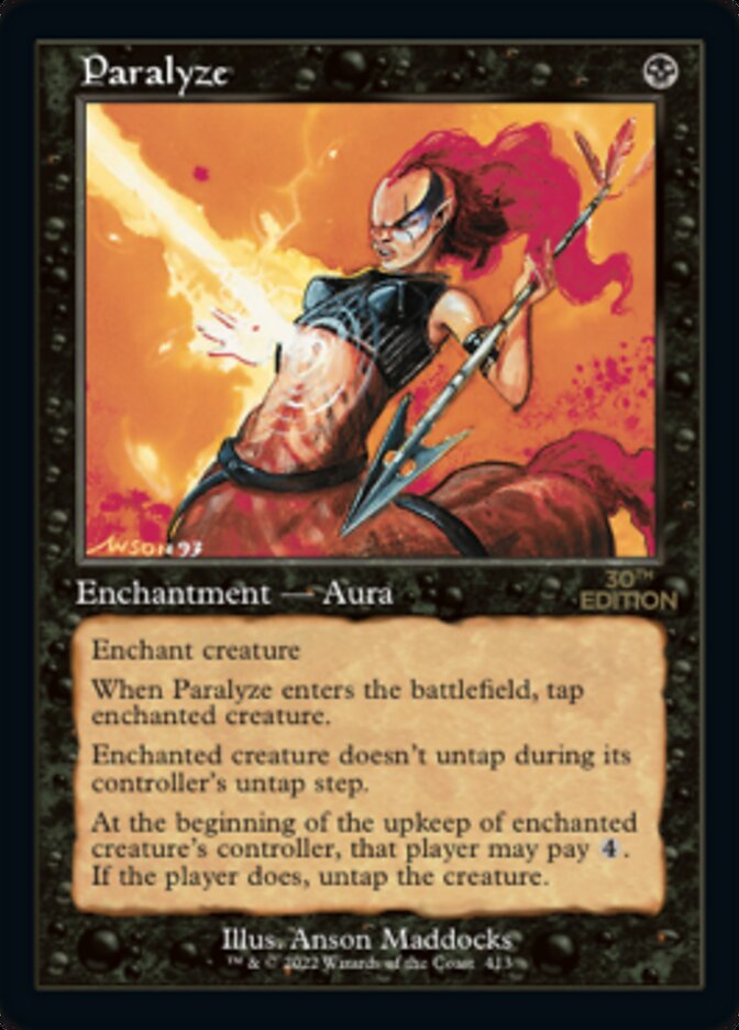 Paralyze, 30th Anniversary Edition · 413/594