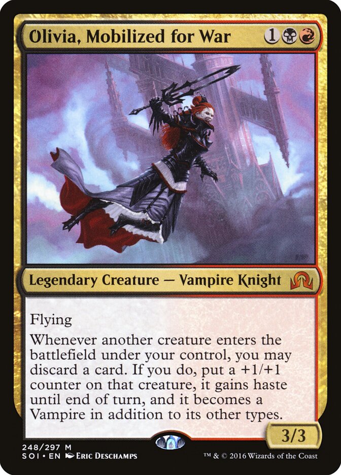 Olivia, Mobilized for War, Shadows over Innistrad · 248/297