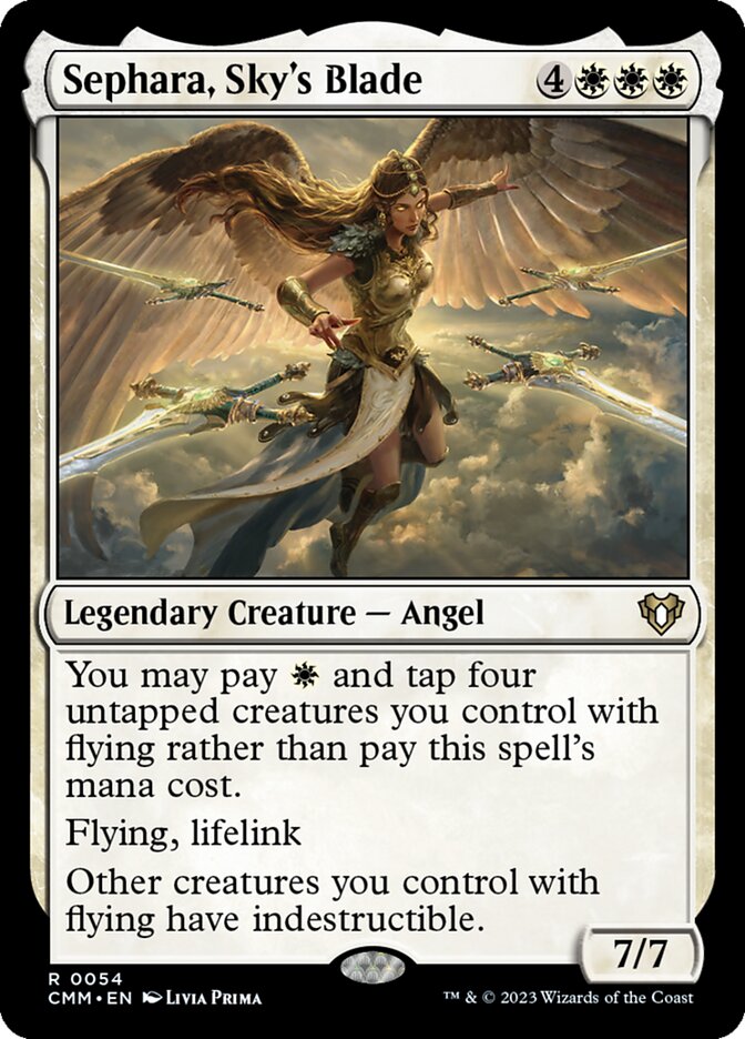 Sephara, Sky's Blade, Commander Masters · 0054