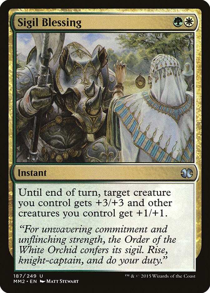 Sigil Blessing, Modern Masters 2015 · 187/249