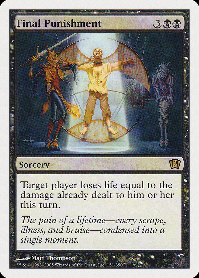 Final Punishment, Ninth Edition · 131/350