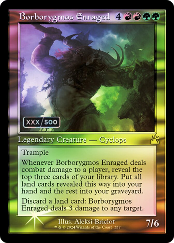 Borborygmos Enraged, Ravnica Remastered · 357z