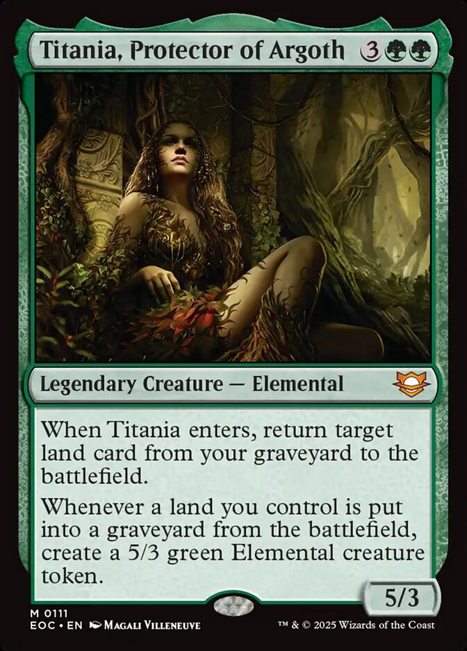Titania, Protector of Argoth, Edge of Eternities Commander · 0111