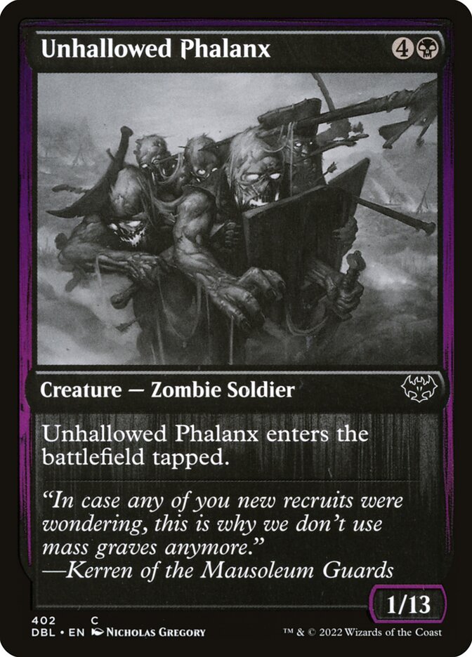 Unhallowed Phalanx, Innistrad: Double Feature · 402/534