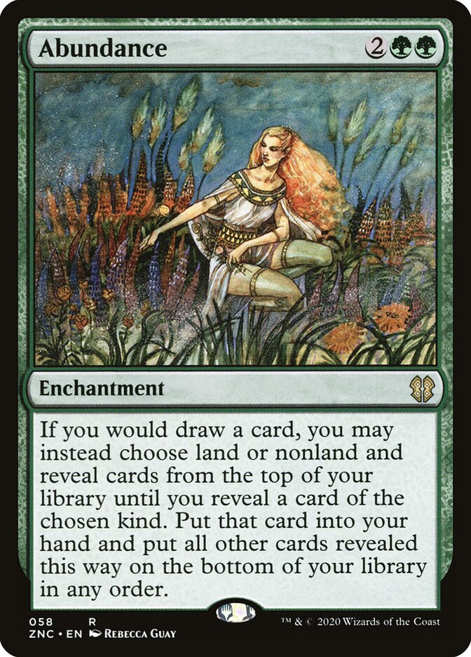 Abundance, Zendikar Rising Commander · 058