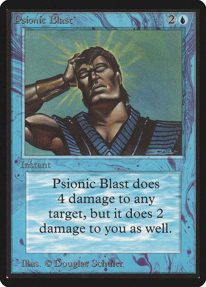 Psionic Blast, Limited Edition Beta · 75