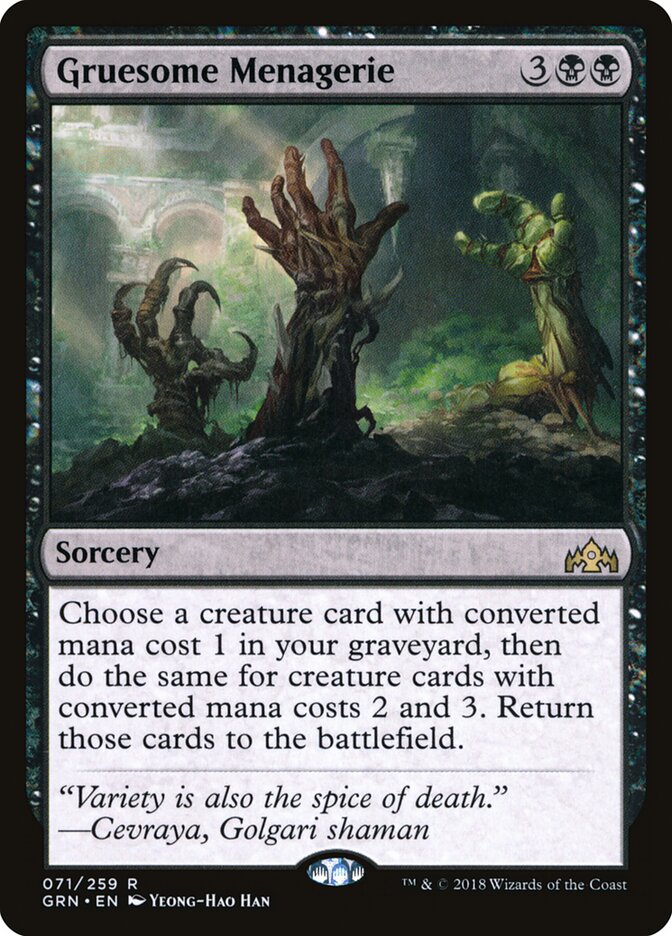 Gruesome Menagerie, Guilds of Ravnica · 071/259