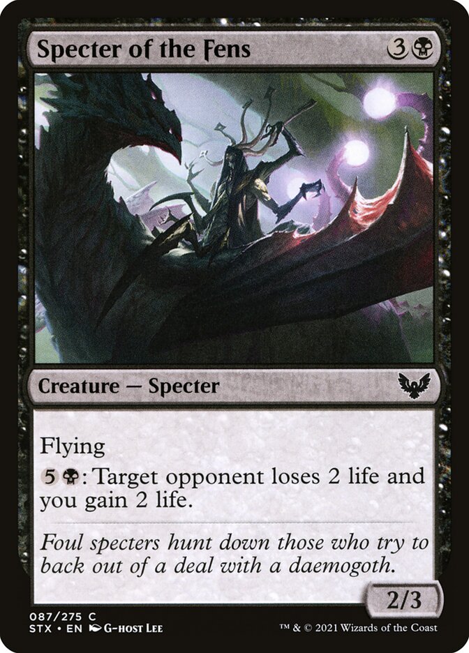 Specter of the Fens, Strixhaven: School of Mages · 087/275