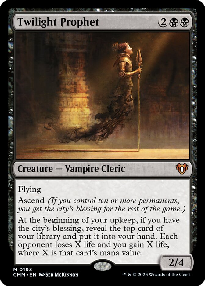 Twilight Prophet, Commander Masters · 0193