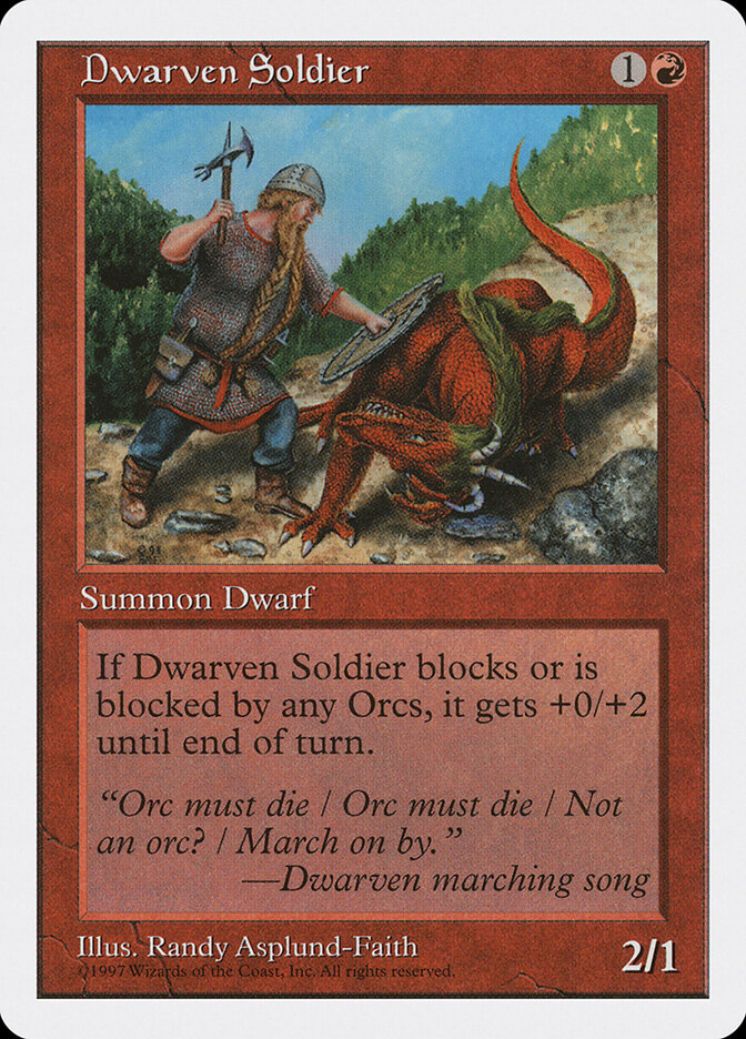 Dwarven Soldier, Fifth Edition · 221