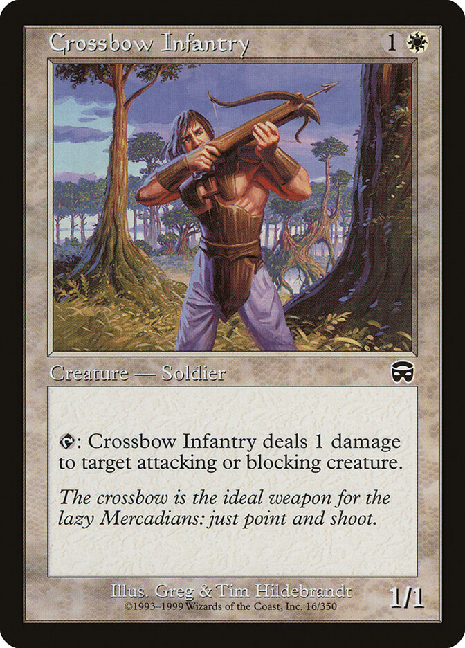 Crossbow Infantry, Mercadian Masques · 16/350