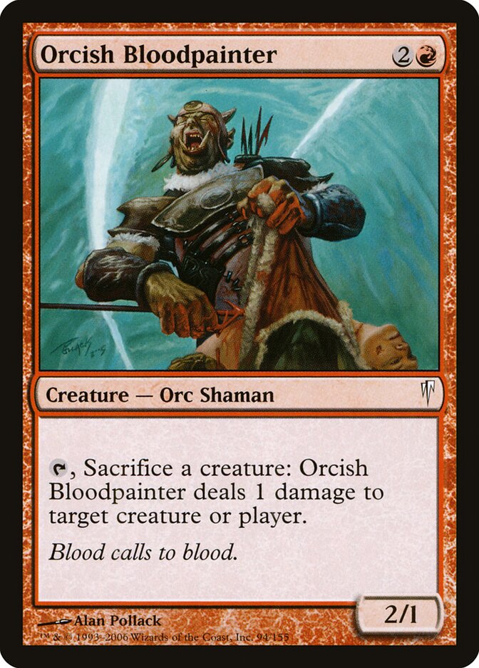 Orcish Bloodpainter, Coldsnap · 94/155