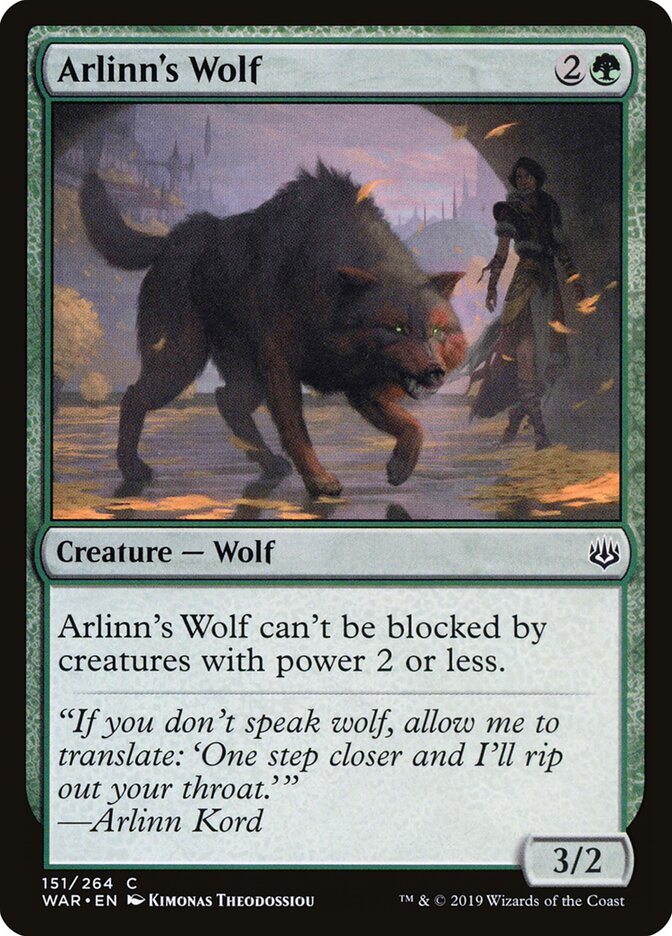 Arlinn's Wolf, War of the Spark · 151/264