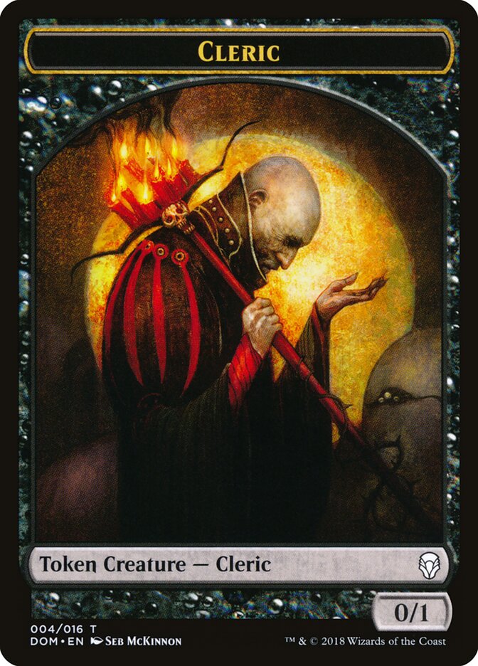 Cleric, Dominaria Tokens · 004