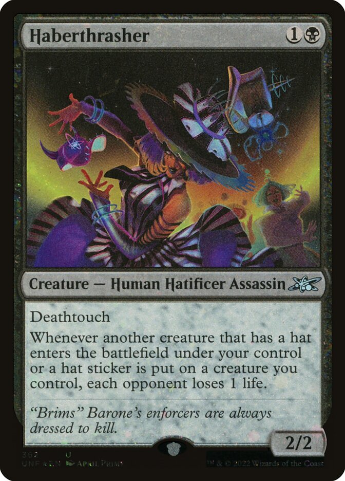 Haberthrasher, Unfinity · 362