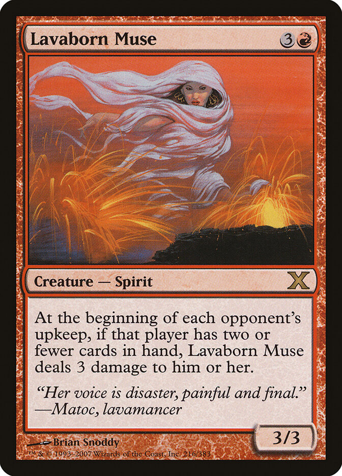 Lavaborn Muse, Tenth Edition · 216/383