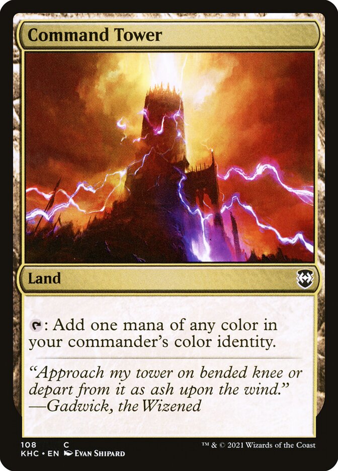 Command Tower, Kaldheim Commander · 108