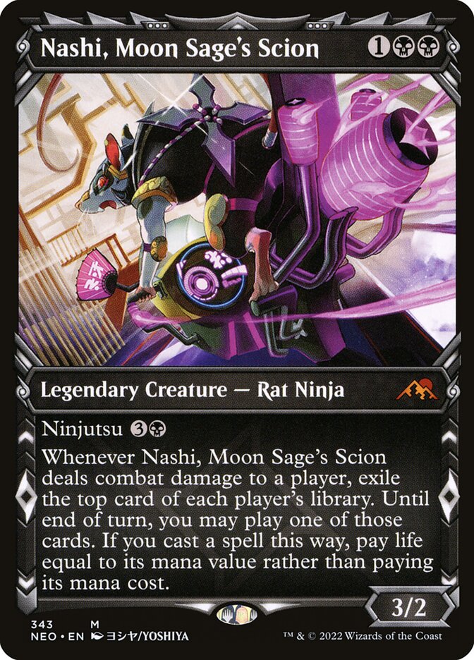 Nashi, Moon Sage's Scion, Kamigawa: Neon Dynasty · 343