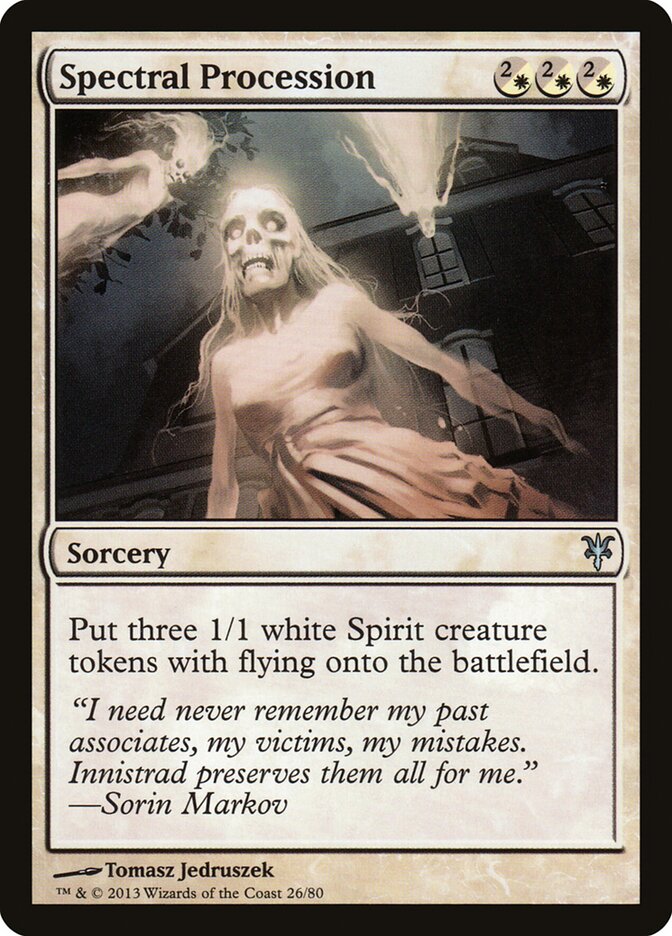 Spectral Procession, Duel Decks: Sorin vs. Tibalt · 26/80