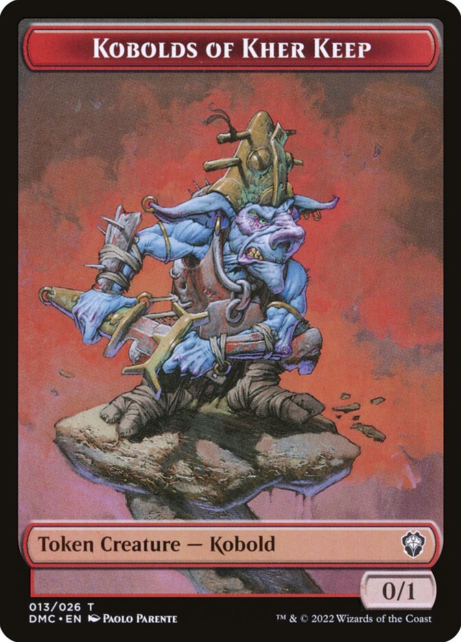 Kobolds of Kher Keep, Dominaria United Tokens · 013