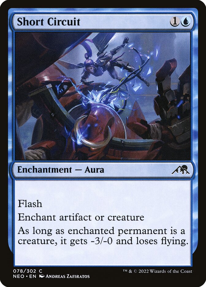 Short Circuit, Kamigawa: Neon Dynasty · 078/302
