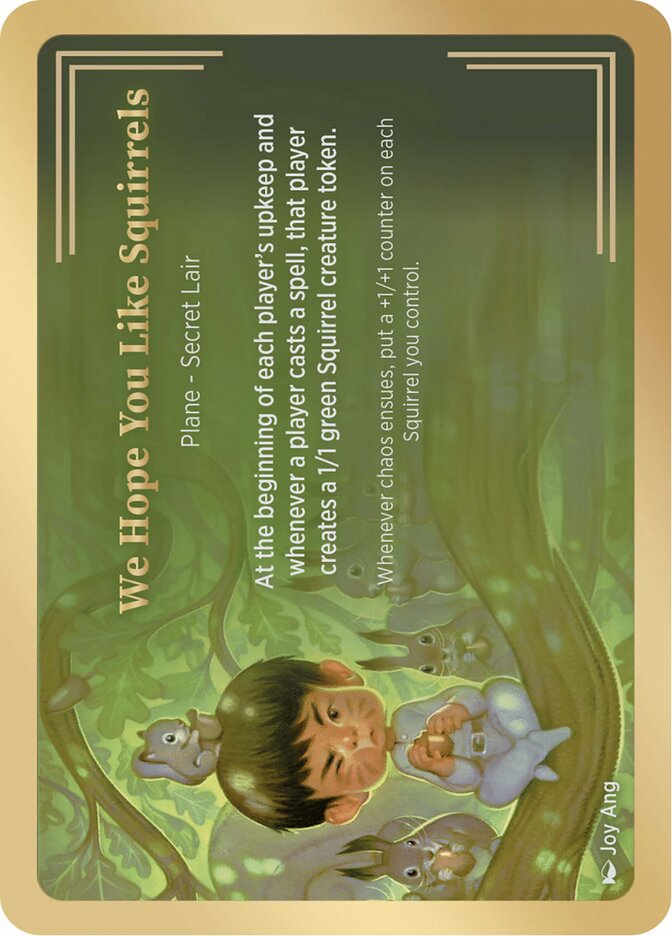 We Hope You Like Squirrels, Secret Lair Showcase Planes · 0010