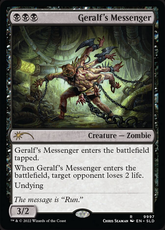 Geralf's Messenger, Secret Lair Drop · 9997