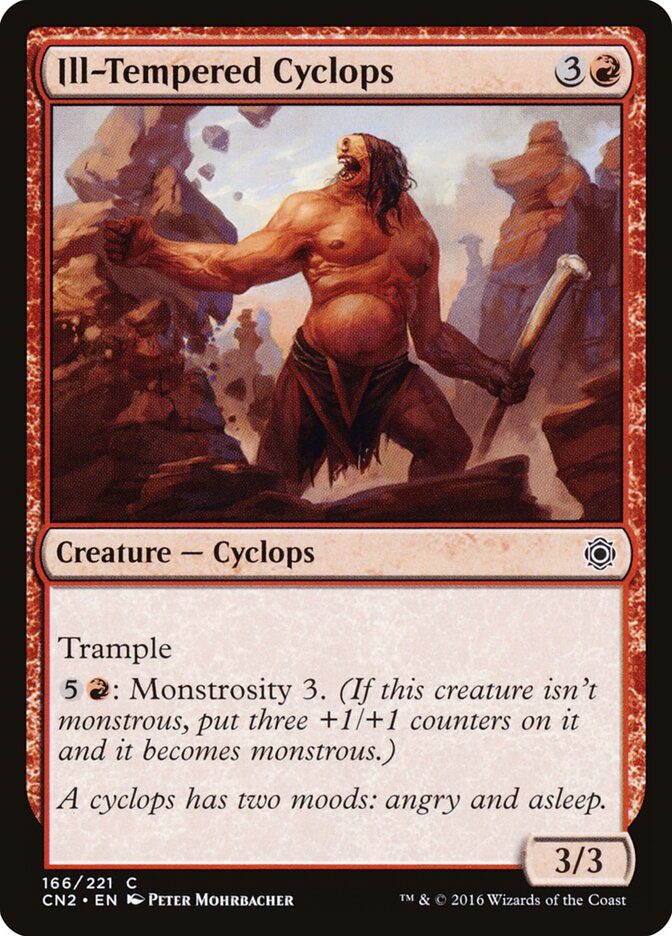Ill-Tempered Cyclops, Conspiracy: Take the Crown · 166/221