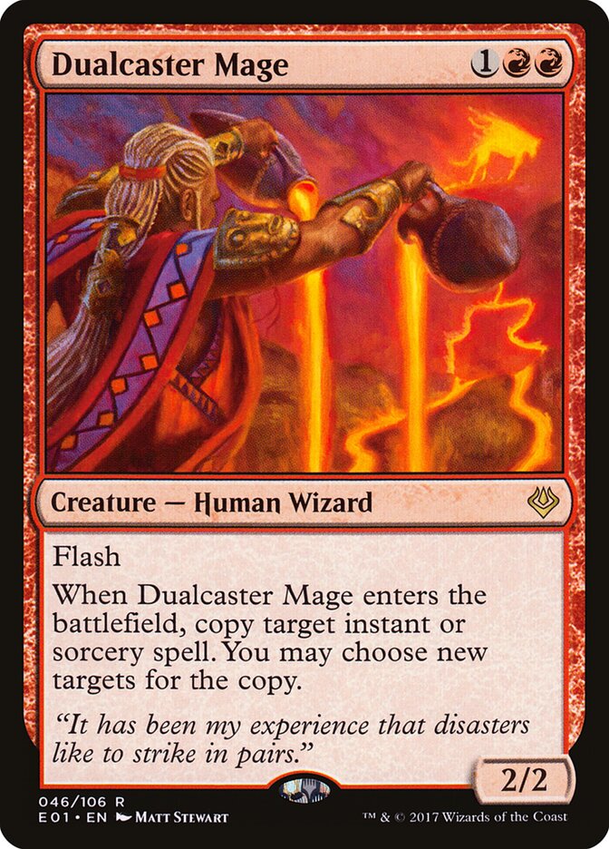 Dualcaster Mage, Archenemy: Nicol Bolas · 046/106