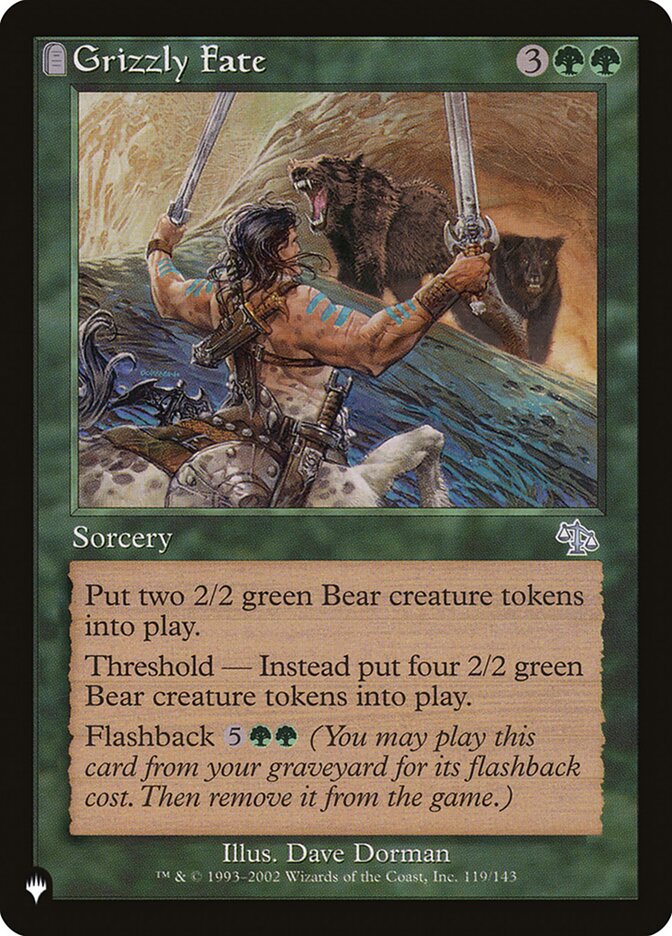 Grizzly Fate, The List · jud-119
