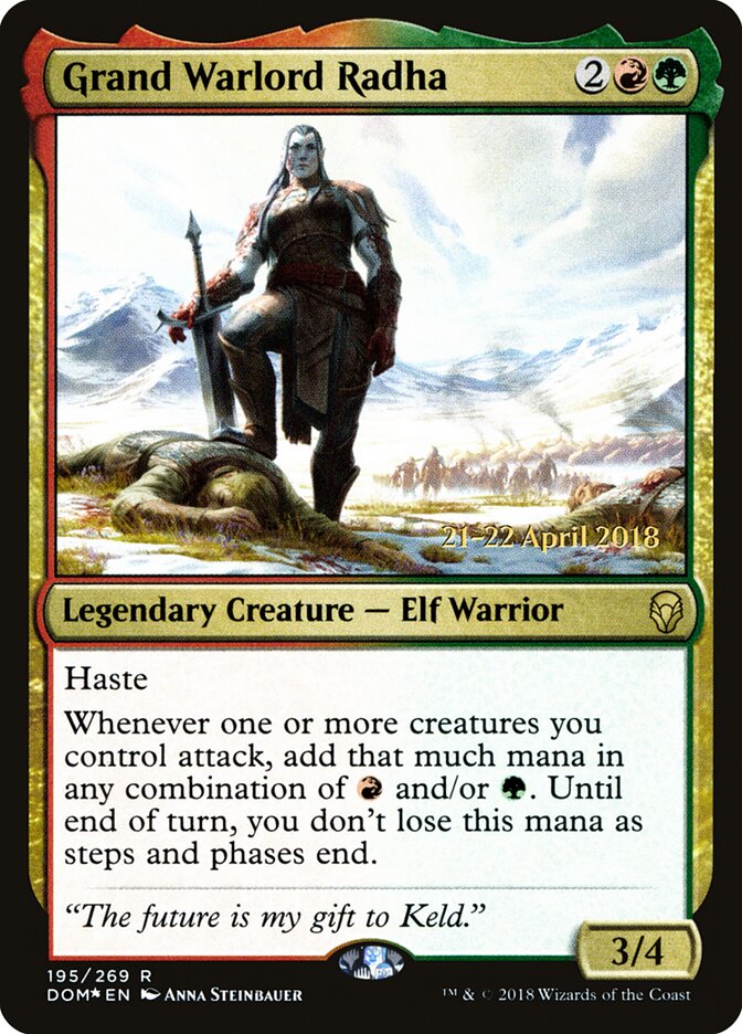 Grand Warlord Radha, Dominaria Promos · 195/269