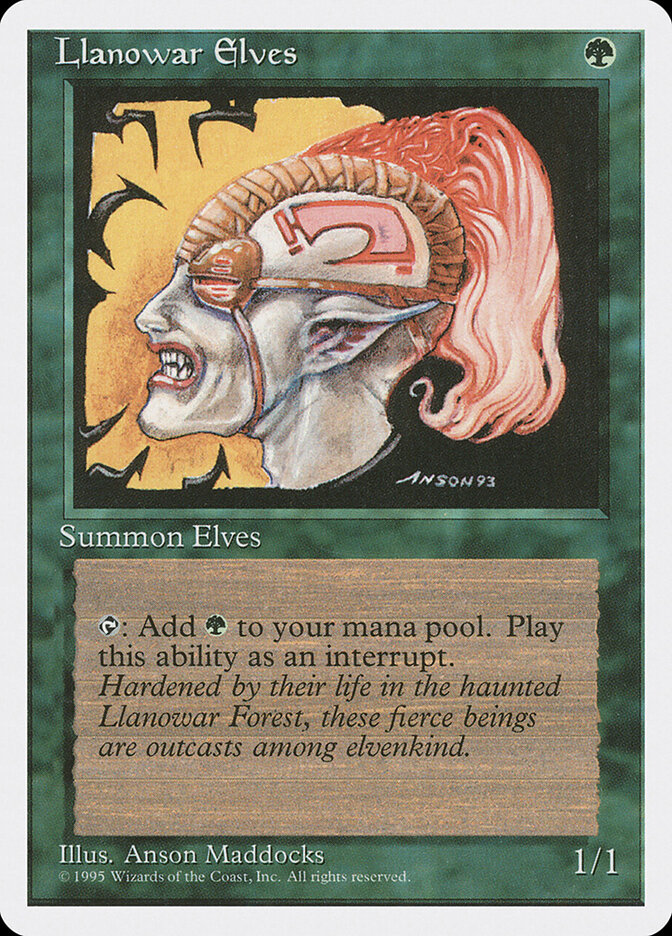 Llanowar Elves, Fourth Edition · 261