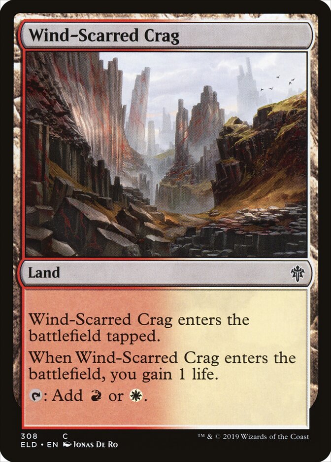 Wind-Scarred Crag, Throne of Eldraine · 308