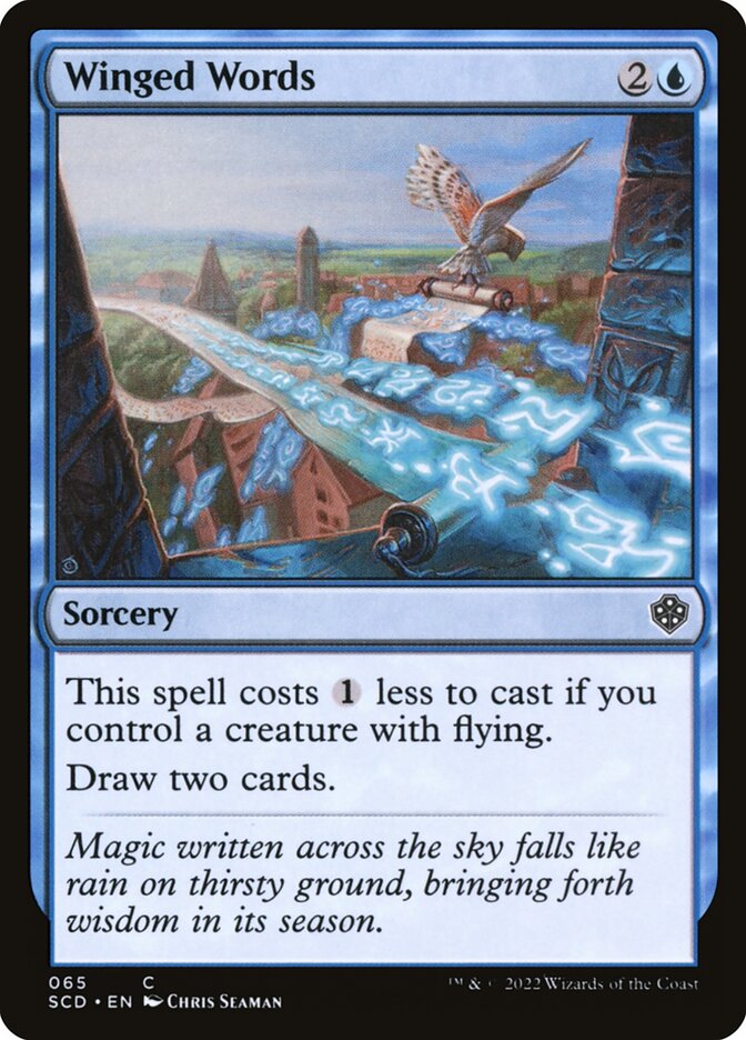Winged Words, Starter Commander Decks · 065