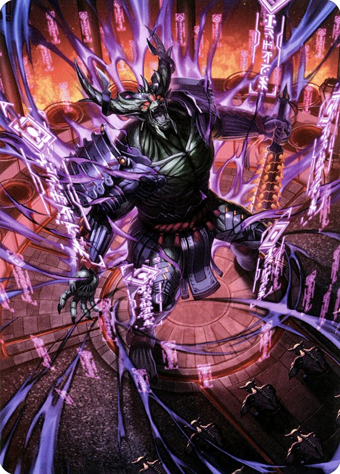 Hidetsugu, Devouring Chaos // Hidetsugu, Devouring Chaos, Neon Dynasty Art Series · 056