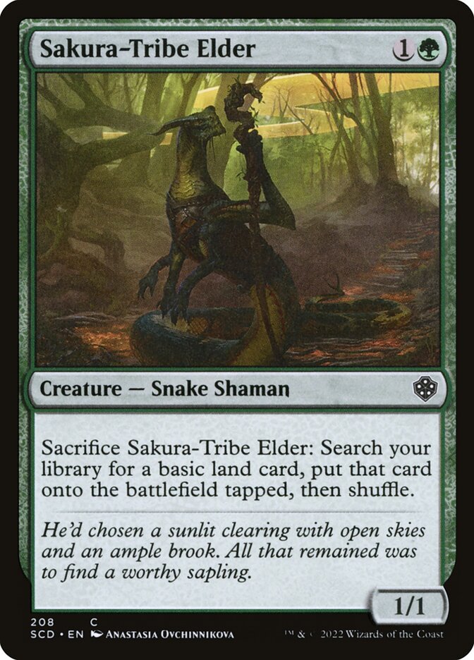 Sakura-Tribe Elder, Starter Commander Decks · 208