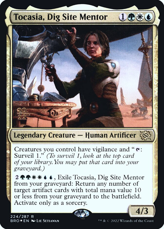 Tocasia, Dig Site Mentor, The Brothers' War Promos · 224/287