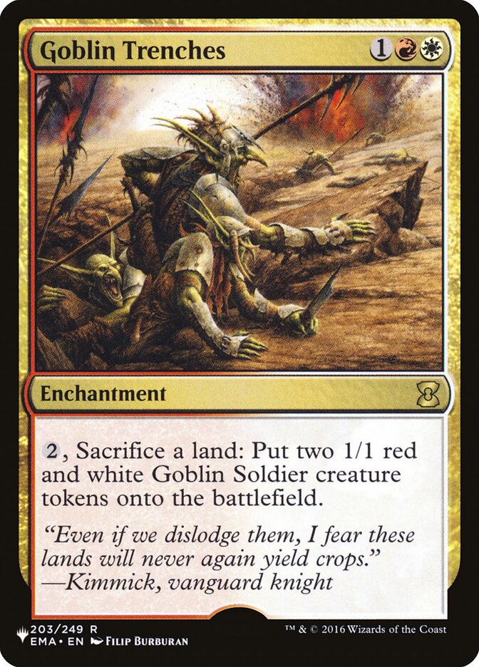 Goblin Trenches, The List · ema-203