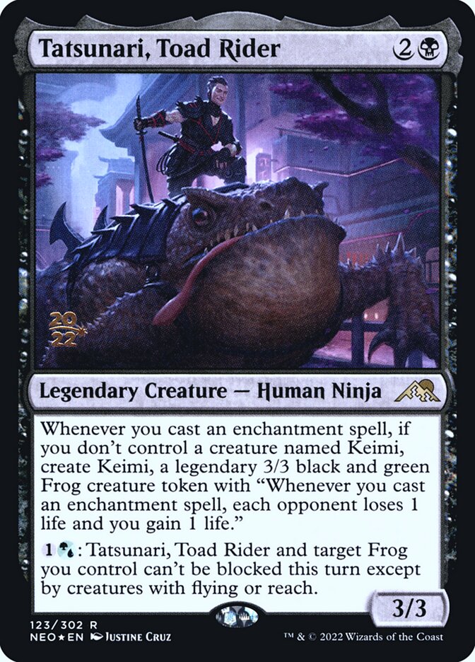Tatsunari, Toad Rider, Kamigawa: Neon Dynasty Promos · 123/302