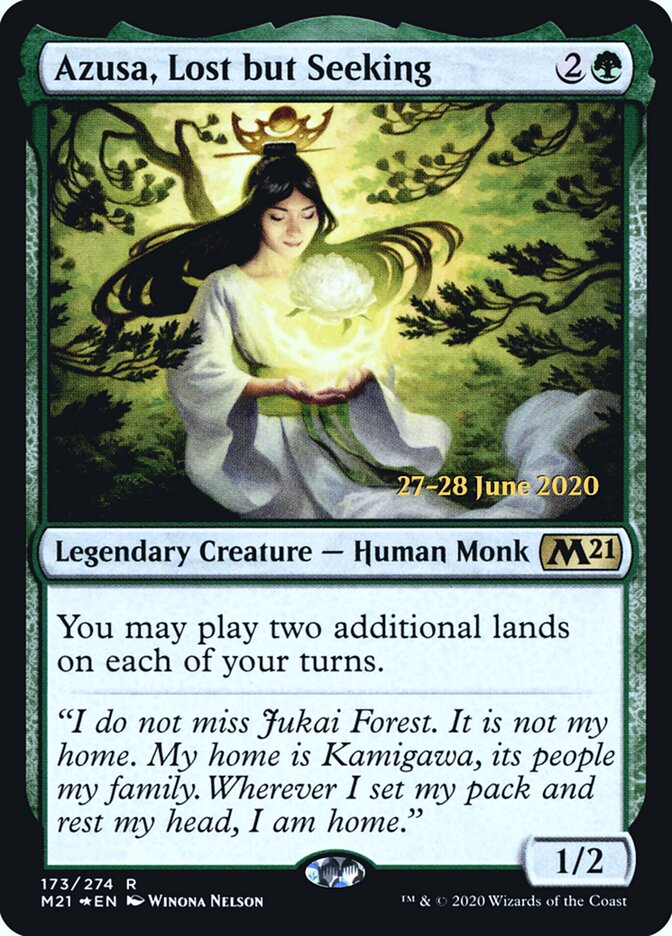 Azusa, Lost but Seeking, Core Set 2021 Promos · 173/274