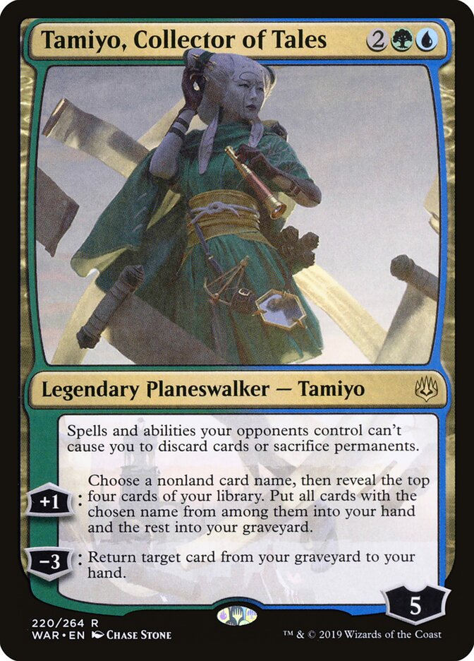 Tamiyo, Collector of Tales, War of the Spark · 220/264