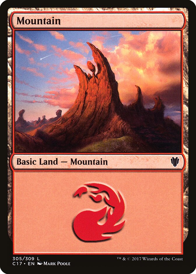 Mountain, Commander 2017 · 305/309