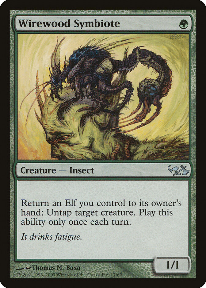 Wirewood Symbiote, Duel Decks: Elves vs. Goblins · 17/62