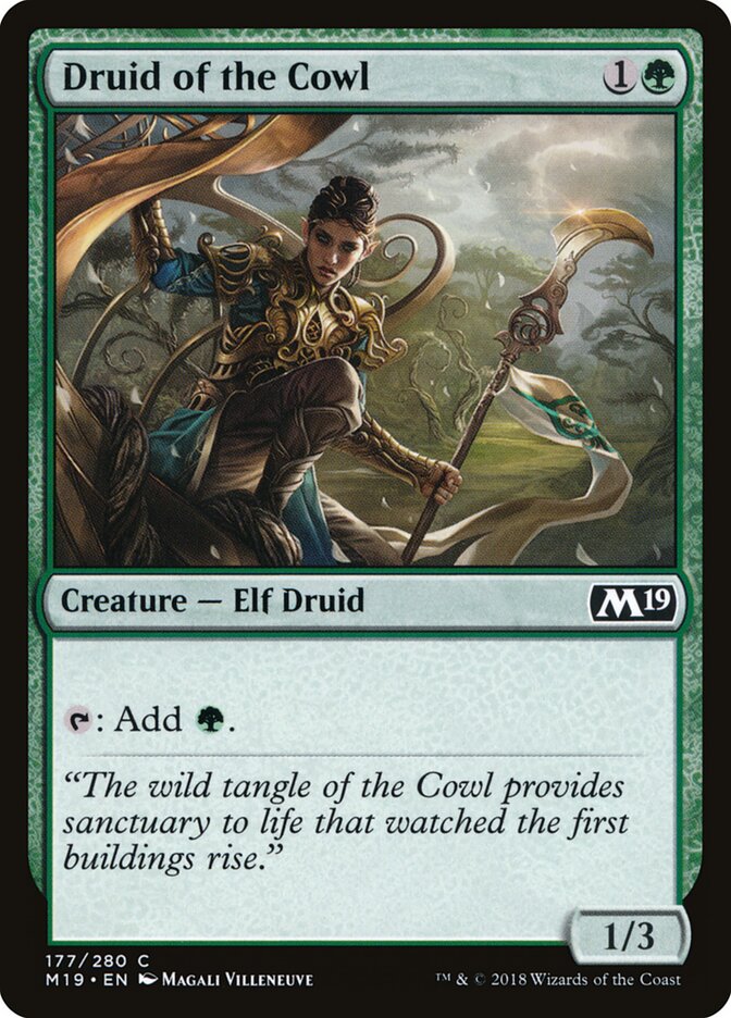 Druid of the Cowl, Core Set 2019 · 177/280